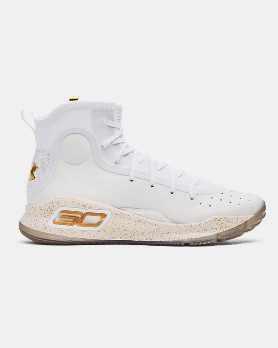 Men's UA Curry 4 Retro Basketball Shoes in White image number 0